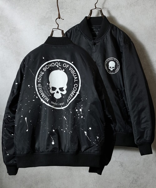 NUMBER (N)INE（ナンバーナイン） スタジャン HAND PAINTED NYLON