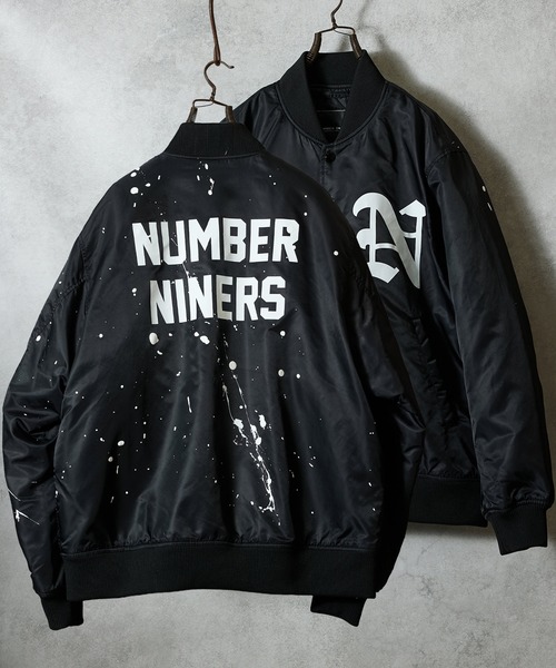 NUMBER (N)INE（ナンバーナイン） スタジャン HAND PAINTED NYLON