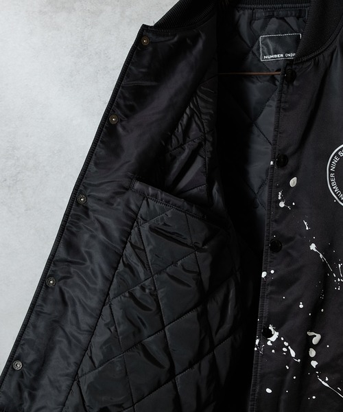 NUMBER (N)INE（ナンバーナイン） スタジャン HAND PAINTED NYLON