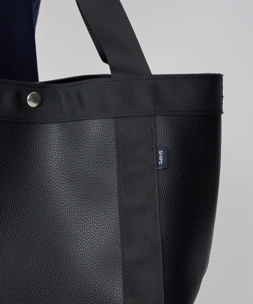 SHIPS（シップス） トートバッグ ONE SIZE ブラック メンズ : ZOZOTOWN