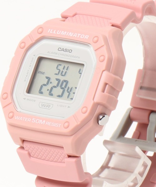 CASIO（カシオ） デジタル腕時計 FREE ピンクベージュ メンズ