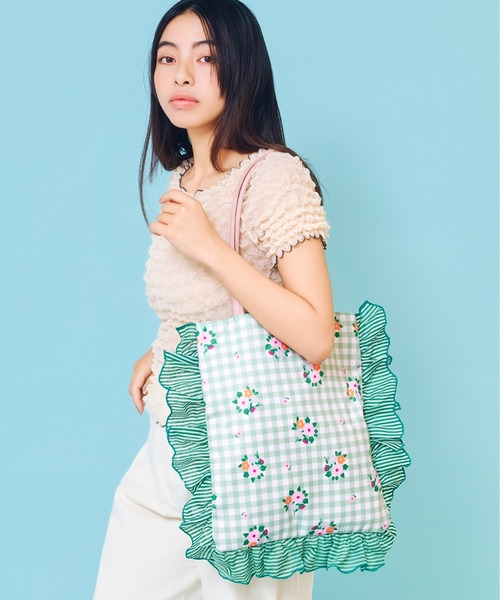 Casselini（キャセリーニ） トートバッグ 花柄プリントトート