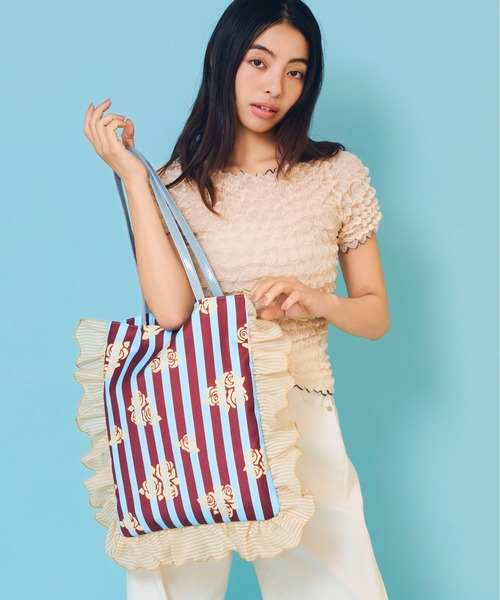 Casselini（キャセリーニ） トートバッグ 花柄プリントトート