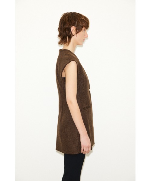 「THROW by SLY」 ベスト FREE オフホワイト レディース_画像4