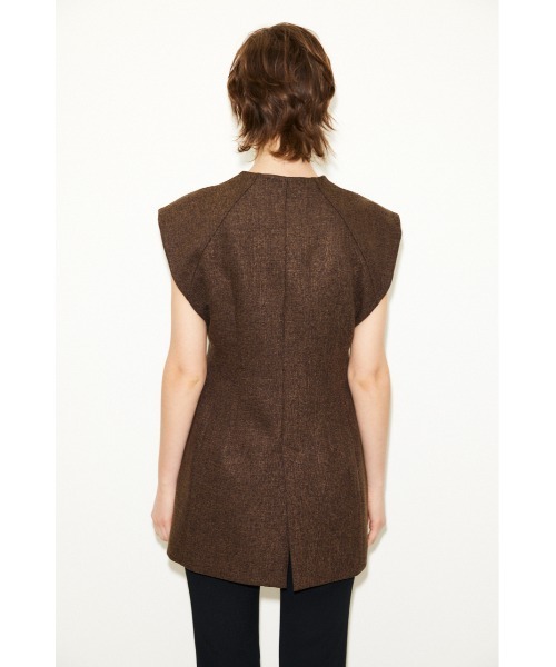 「THROW by SLY」 ベスト FREE オフホワイト レディース_画像5