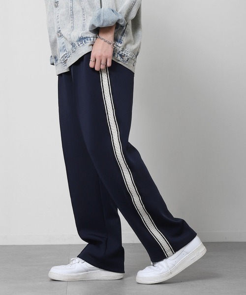 「CORISCO」 イージーパンツ LARGE チャコール メンズ_画像2