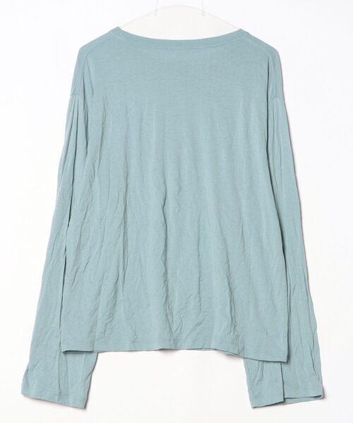 「HAKUJI」 長袖カットソー FREE ブルー レディース_画像2