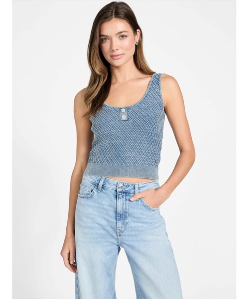 GUESS（ゲス） タンクトップ ノースリーブ SL Lylah Tank Top Sweater