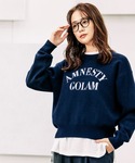 「GLOBAL WORK」 長袖ニット MED...の詳細画像2
