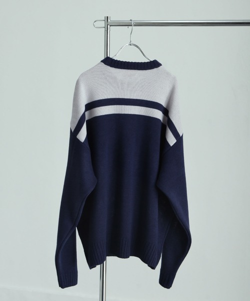 「Nilway」 長袖ニット MEDIUM ブラック メンズ_画像8