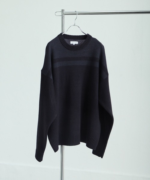 「Nilway」 長袖ニット MEDIUM ブラック メンズ_画像9