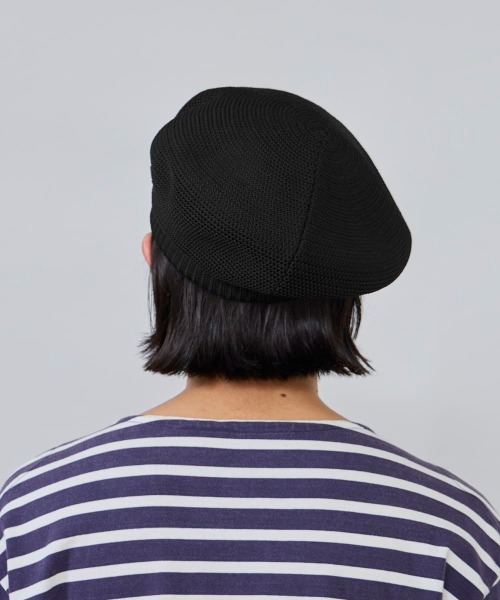 override ブラック ベレー帽　黒 override（オーバーライド） 帽子 ベレー帽 メンズ REP TAM BERET