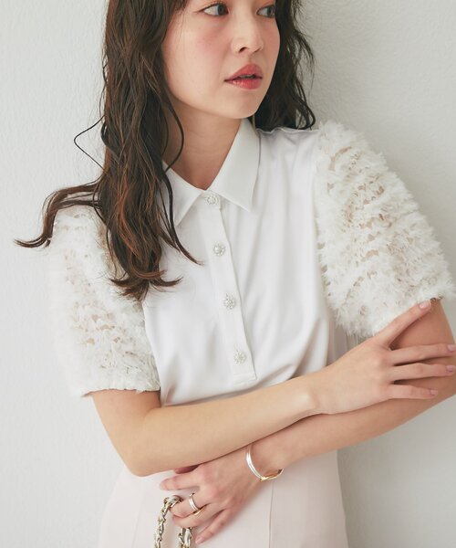 La boutique Bonbon（ラブティックボンボン） ブラウス シャツ フリル