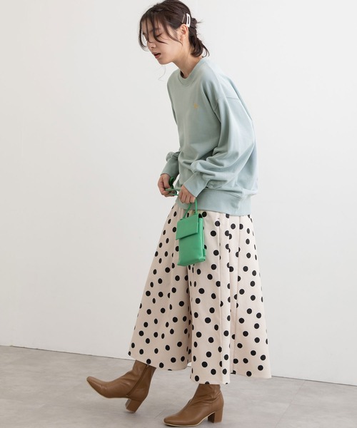 「POU DOU DOU」 スウェットカットソー 3 アイボリー レディース_画像7