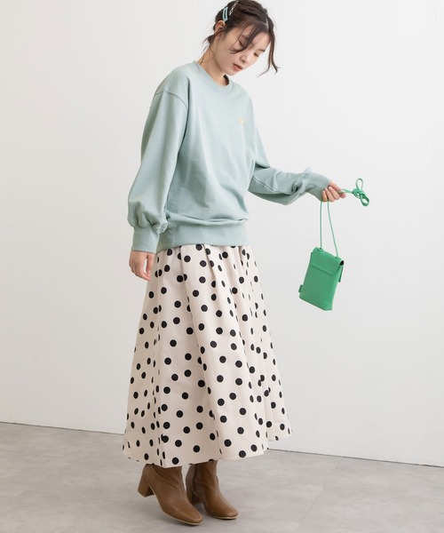 「POU DOU DOU」 スウェットカットソー 3 アイボリー レディース_画像9