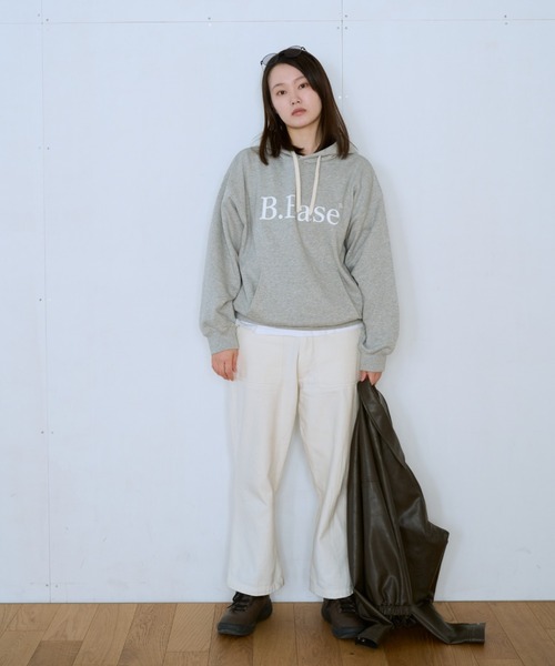 「BROKEN BASE」 プルオーバーパーカー MEDIUM ネイビー メンズ_画像8