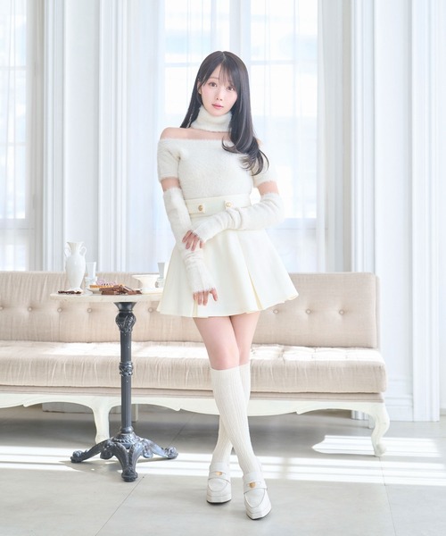Rose Muse（ロゼミューズ） スカート Tuck flare pants skirt