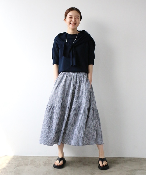 イエナ　アンサンブル IENA（イエナ） ニットアンサンブル FREE ブルー レディース