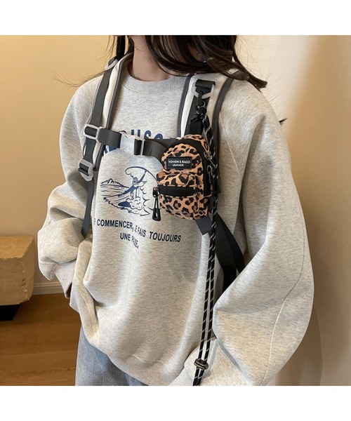 Bling Leads ポーチ 「Bls」「ZA」「Bling Leads」ミニリュック 