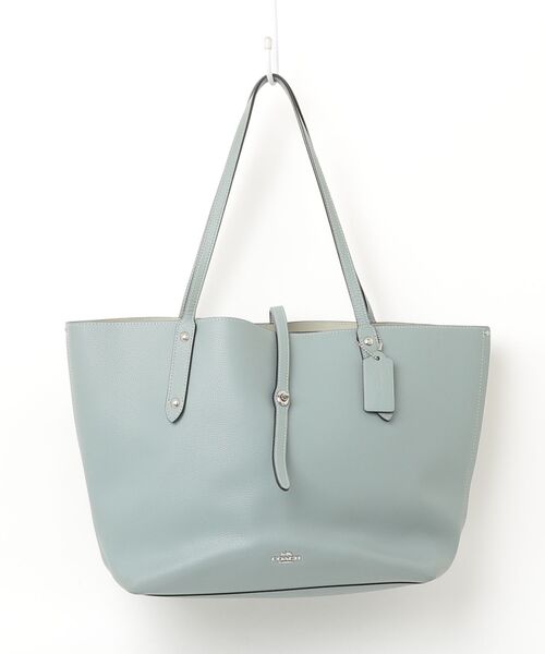 「COACH」 トートバッグ - ブルー レディース