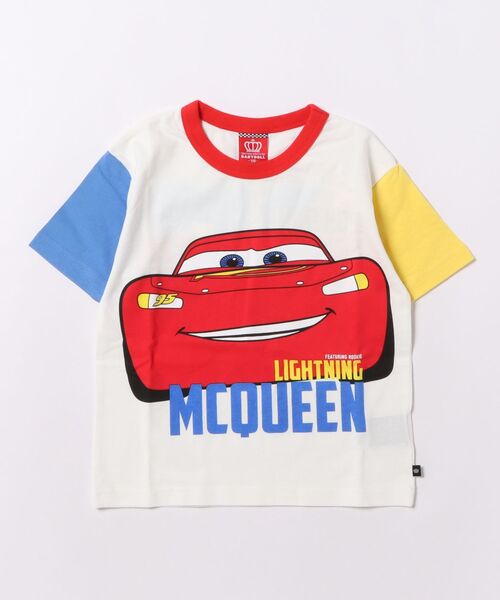 Disney（ディズニー） tシャツ カーズ キャラクターBIGフェイスTシャツ