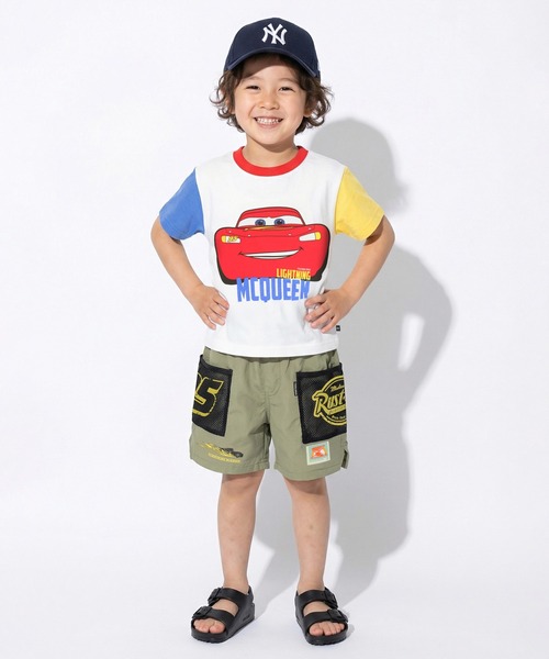 Disney（ディズニー） tシャツ カーズ キャラクターBIGフェイスTシャツ