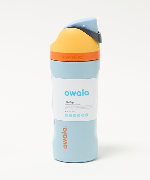Owala FreeSip 子ども用水筒 イエロー 約475ml owala（オワラ） 水筒 「owala」FREESIP ボトル/475ml : ZOZOTOWN