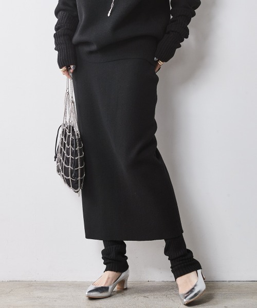 「CHIC STYLE」 スカート M ブラック レディース_画像2