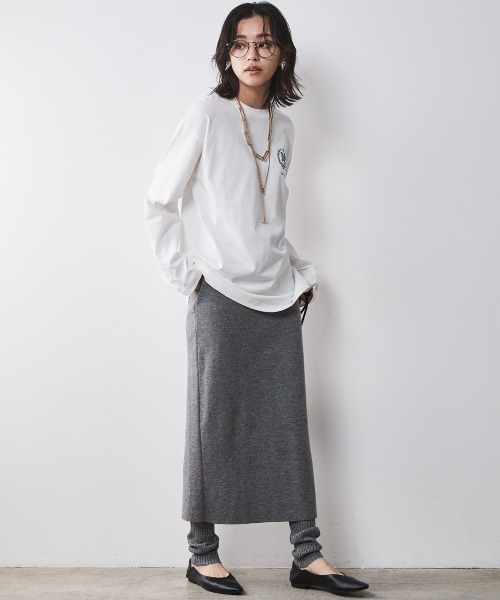 「CHIC STYLE」 スカート M ブラック レディース_画像5