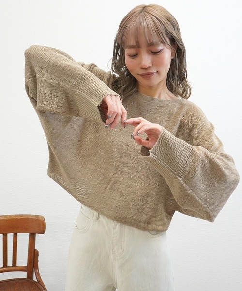 gossara（ゴサラ） ニット セーター 「秋まで使える」ドルマンシアー