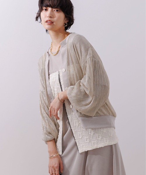 「Eimee Law」 カーディガン 38 グリーン レディース_画像4
