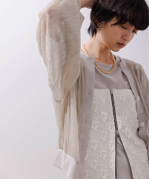 「Eimee Law」 カーディガン 38 グリーン レディース_画像7