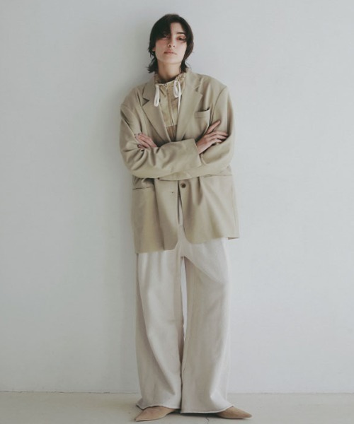 スウェットパンツ ジャージ エアリースウェットパンツ レディース_6