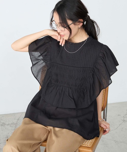 forksy.（フォルクシー） ブラウス シャツ 夏 半袖 「forksy.」インド