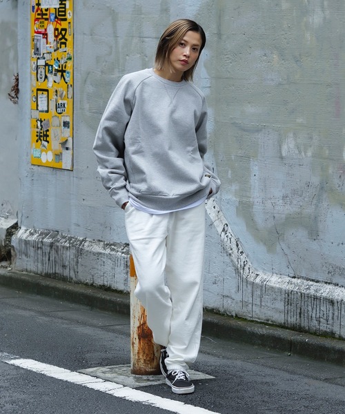 「RVCA」 スウェットカットソー MEDIUM グレー メンズ_画像3