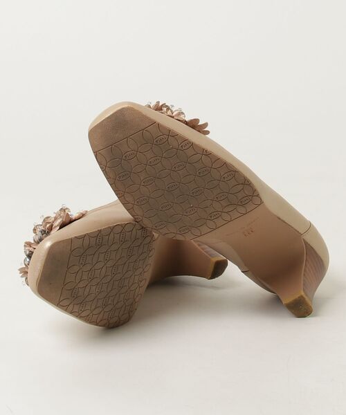 「Pitti」 パンプス 23.5cm ゴールド レディース_画像3