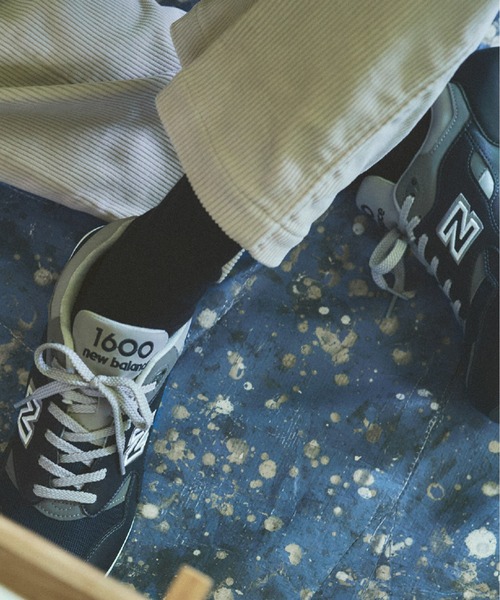 「New Balance」 ローカットスニーカー 25.5cm ネイビー メンズ_画像2