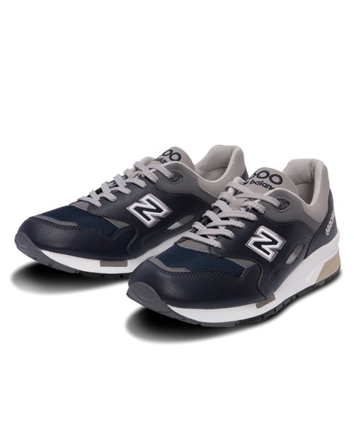 「New Balance」 ローカットスニーカー 25.5cm ネイビー メンズ_画像3