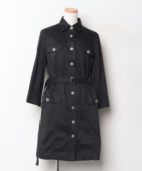 BURBERRY（バーバリー） シャツワンピース 40 ブラック レディース