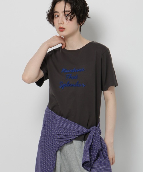 45R 半袖　ナスッピ刺繍Tシャツ 45R 半袖 ナスッピ刺繍Tシャツ 45R 半袖 ナスッピ刺繍Tシャツ 楽天市場