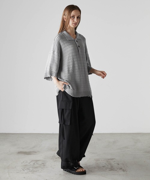 CLEL（クレイル） 半袖ニット S グレー メンズ : ZOZOTOWN Yahoo!店