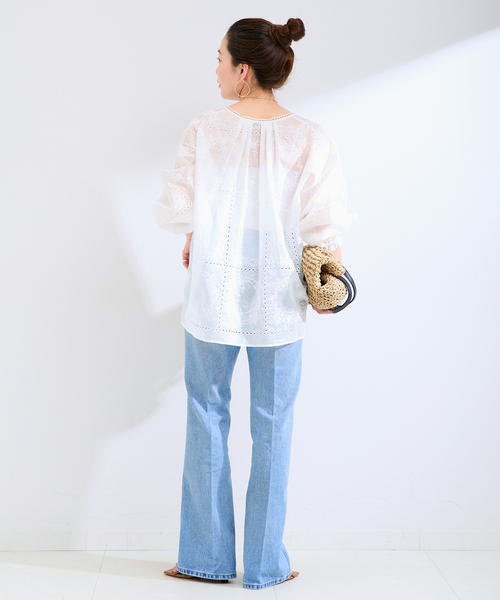 B.C STOCK（ベーセーストック） ブラウス シャツ 手洗い可
