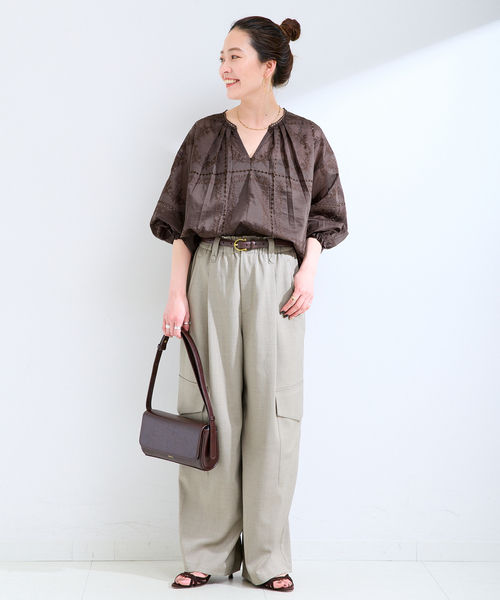 B.C STOCK（ベーセーストック） ブラウス シャツ 手洗い可
