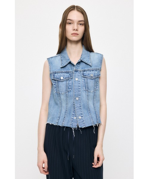 MOUSSY（マウジー） ベスト ジレ COMPACT DENIM ベスト レディース