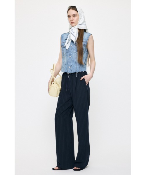 MOUSSY（マウジー） ベスト ジレ COMPACT DENIM ベスト レディース