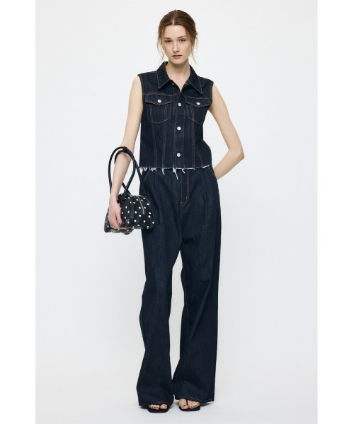 MOUSSY（マウジー） ベスト ジレ COMPACT DENIM ベスト レディース