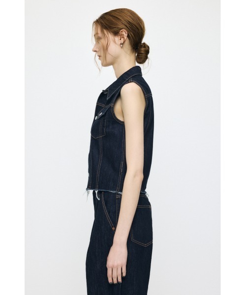 MOUSSY（マウジー） ベスト ジレ COMPACT DENIM ベスト レディース