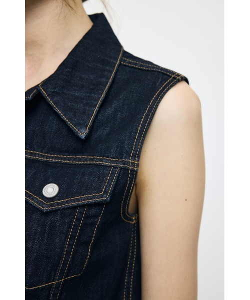 MOUSSY（マウジー） ベスト ジレ COMPACT DENIM ベスト レディース