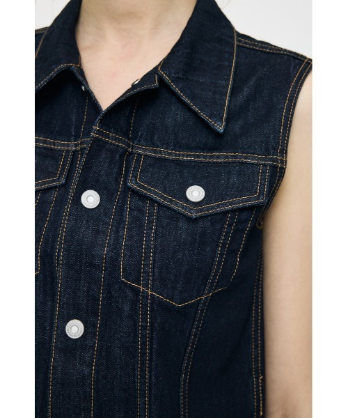 MOUSSY（マウジー） ベスト ジレ COMPACT DENIM ベスト レディース