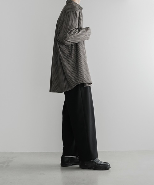 「remer」 長袖シャツ MEDIUM ブラウン メンズ_画像3